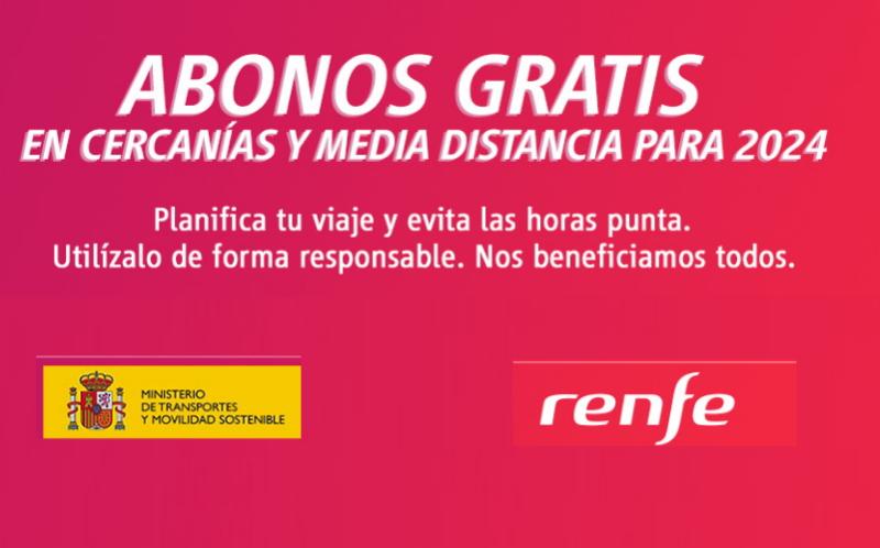 Renfe supera los 38.000 abonos gratuitos expedidos para Cercanías y Media Distancia en Cantabria