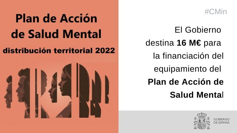 El Gobierno destina más de 500.000 euros a Aragón para el Plan de Acción de Salud Mental 