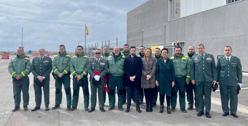 La delegada del Gobierno, M. Eugènia Gay, preside la inauguración de las nuevas instalaciones del Servicio Marítimo de la Guardia Civil de Tarragona