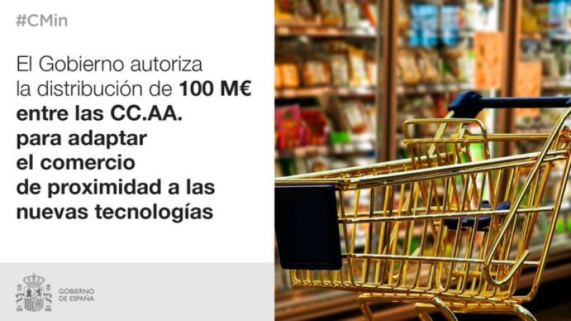 El Gobierno destina más de 5,1 millones de euros a la Comunitat Valenciana para adaptar el comercio de proximidad a las nuevas tecnologías