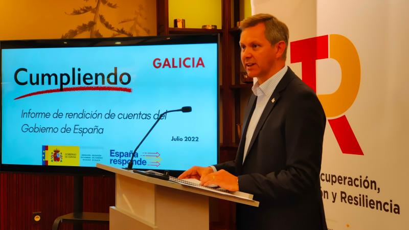 José Miñones celebra que las entidades locales gallegas han presentado proyectos  por más de 17 millones para financiar su transición digital con el Plan de Recuperación