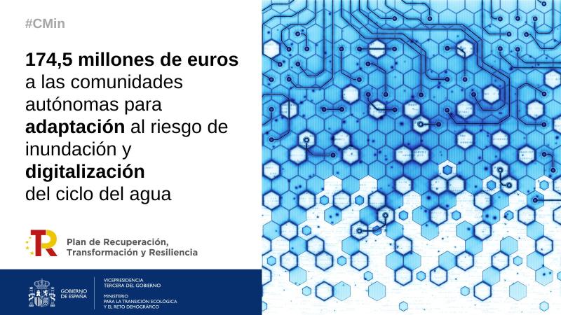 El Gobierno destina más de 1,5 millones de euros a La Rioja para la adaptación al riesgo de inundación y la digitalización del ciclo del agua
