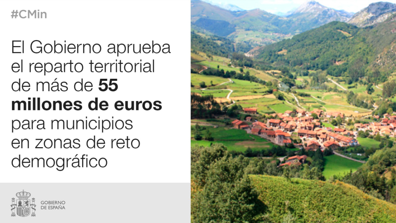 El Gobierno destina más de 1,3 millones de euros a La Rioja para municipios en zonas de reto demográfico