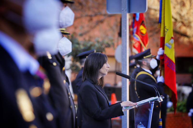 Mercedes González preside al acto de jura de la trigésima promoción de oficiales de la Policía Nacional