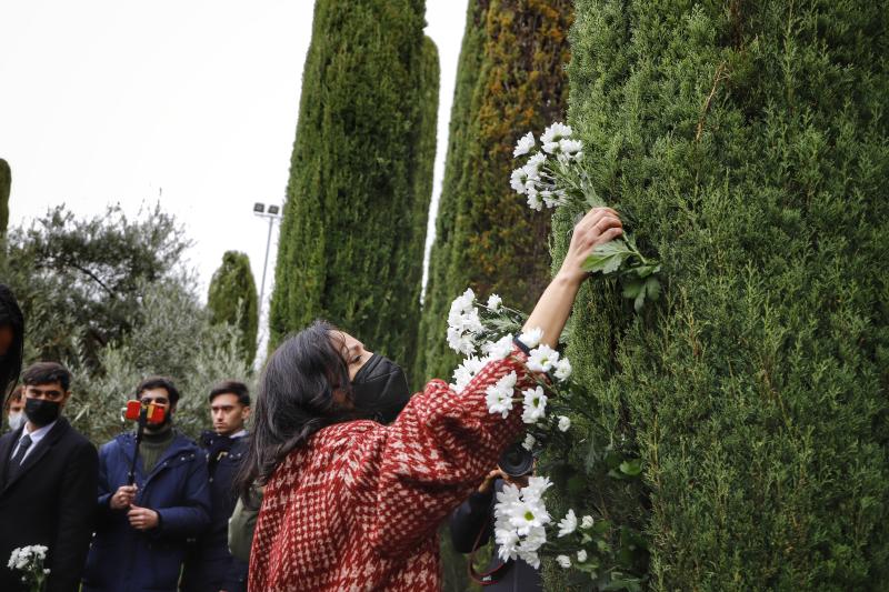Mercedes González asiste a los actos convocados en recuerdo de las víctimas de los atentados del 11 de marzo de 2004 en Madrid
