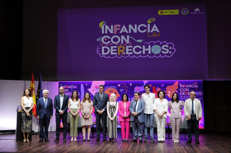 Mercedes González ha asistido al acto “Infancia con derechos: Plan de Acción Estatal de la Garantía Infantil Europea”, en el que ha intervenido Pedro Sánchez