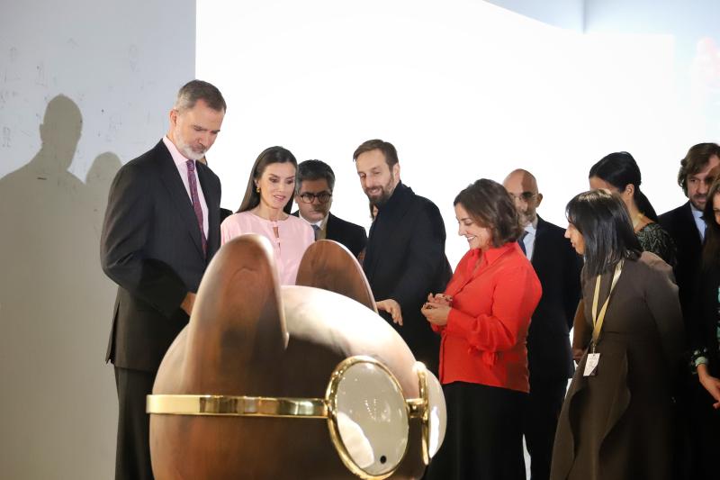 Mercedes González asiste a la inauguración de la 42º edición de la Feria de Arte Contemporáneo-ARCO, presidida por SS.MM. los Reyes