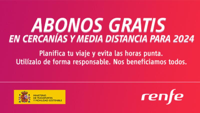 Renfe emite cerca de 190.000 abonos gratis de Cercanías y Media Distancia en la Comunidad de Madrid