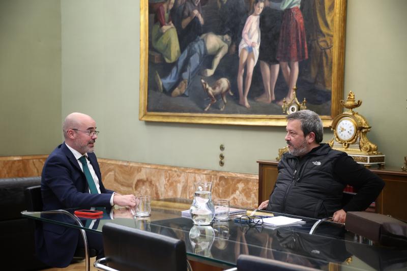 Francisco Martín recibe al presidente de la Feria Nacional para la Repoblación de la España Rural
