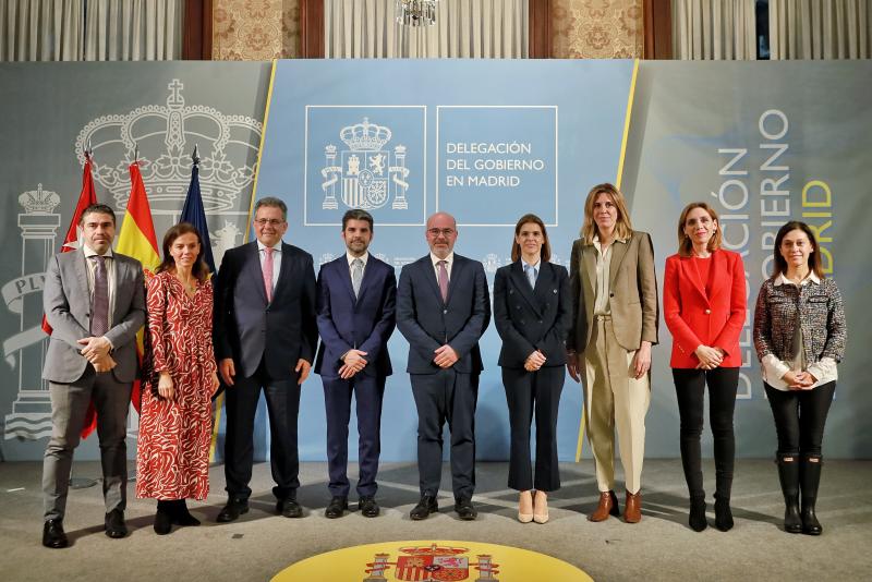 El delegado y la subdelegada del Gobierno se reúnen con los miembros de la nueva Junta de Gobierno de la Federación Madrileña de Municipios 