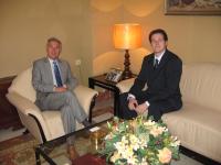 El Delegado del Gobierno en Andalucía recibe la visita protocolaria del Cónsul Honorario de Finlandia 