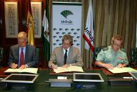El Delegado del Gobierno en Andalucía preside la renovación del acuerdo entre Unicaja y la Guardia Civil