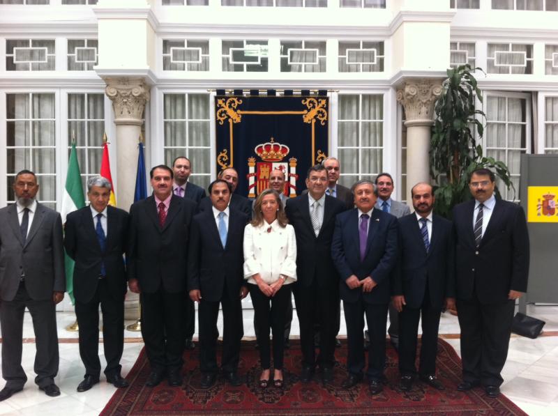 El Consejo de Embajadores árabes realiza una visita oficial a la Delegación del Gobierno en Andalucía