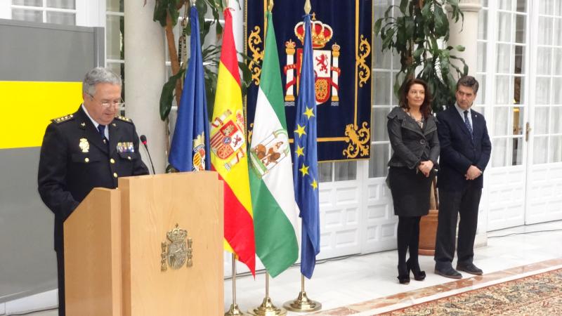 Crespo y Cosidó presiden la toma de posesión de Perea como nuevo Jefe Superior de Policía de Andalucía Occidental
