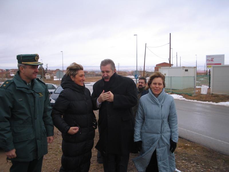 El delegado del Gobierno visita varias obras del Plan E en la provincia de Teruel