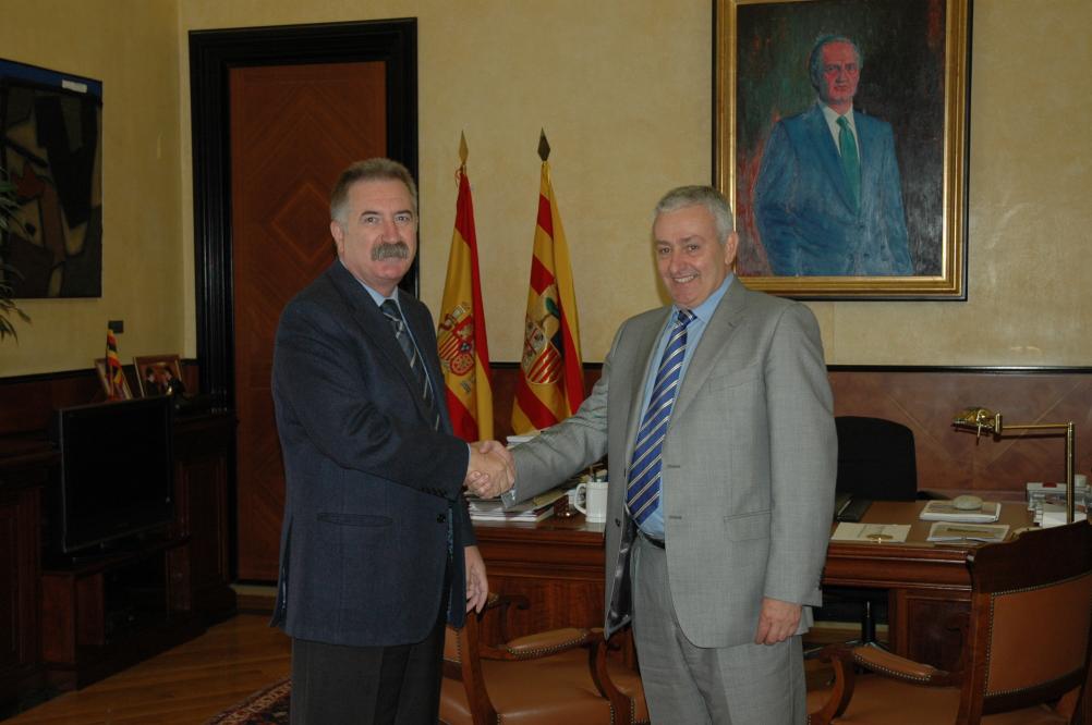 Presentación del nuevo jefe superior de la Policía Nacional en Aragón