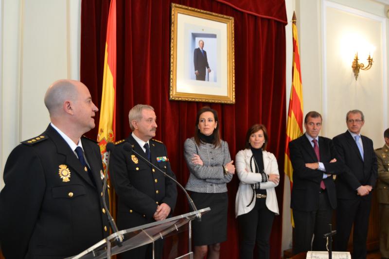 El Comisario Enrique Pamies toma posesión de su cargo en la Subdelegación del Gobierno en Huesca