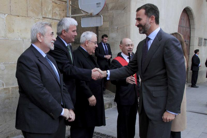 SS.AA.RR. los Príncipes de Asturias visitan Alcañiz y Caspe para conmemorar el 600 aniversario de la Concordia y el Compromiso