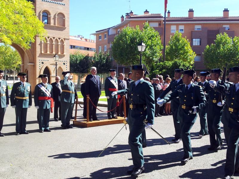 Gustavo Alcalde preside en Teruel y Huesca los actos del Día de la Patrona de la   Guardia Civil