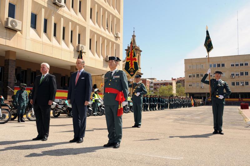 El Director General de la Guardia Civil preside la toma de posesión del Jefe de la Zona de la Guardia Civil en Aragón