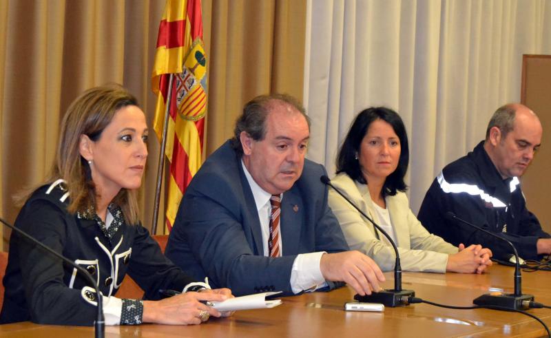 La Subdelegada del Gobierno en Huesca inaugura el curso  de “Gestión operativa y mando” en emergencias 
