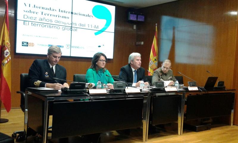 Gustavo Alcalde participa en las VI Jornadas Internacionales sobre Terrorismo celebradas en las Cortes de Aragón 