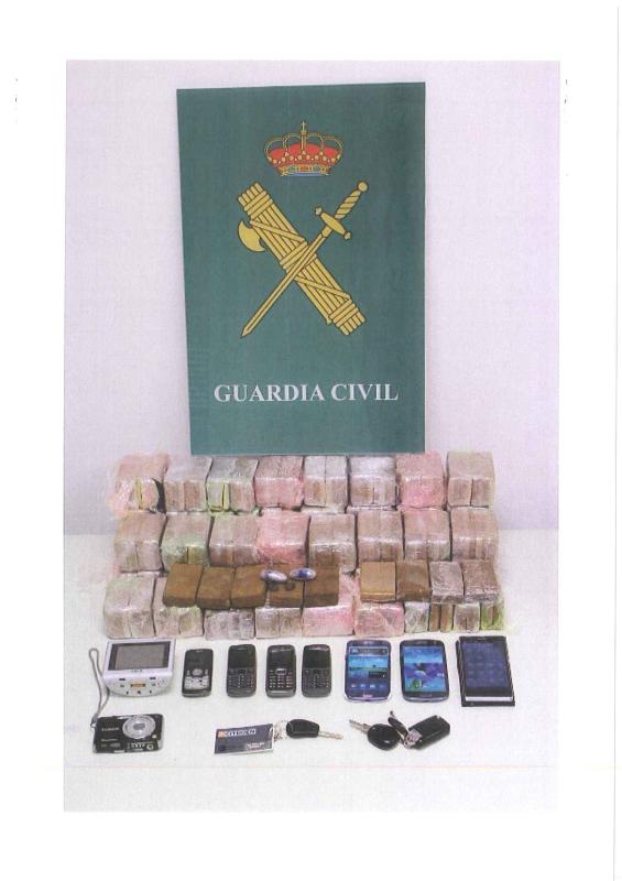 La Guardia Civil desarticula una red de tráfico de droga que operaba en el occidente asturiano.