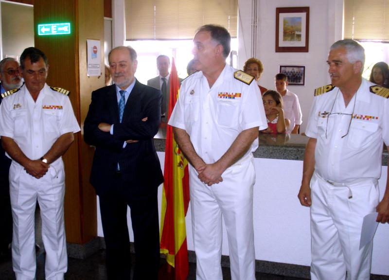 Relevo en la Comandancia Naval de Gijón.