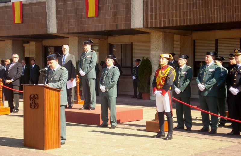 El delegado del Gobierno en el Principado de Asturias presidió la toma de posesión del nuevo Teniente Coronel Jefe de la Comandancia de Oviedo.
