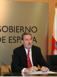 El delegado del Gobierno en Cantabria, Agustín Ibáñez.