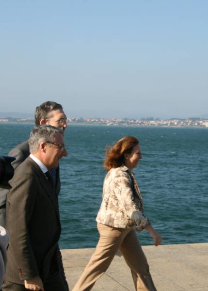 El ministro de Fomento y el delegado del Gobierno en Santander