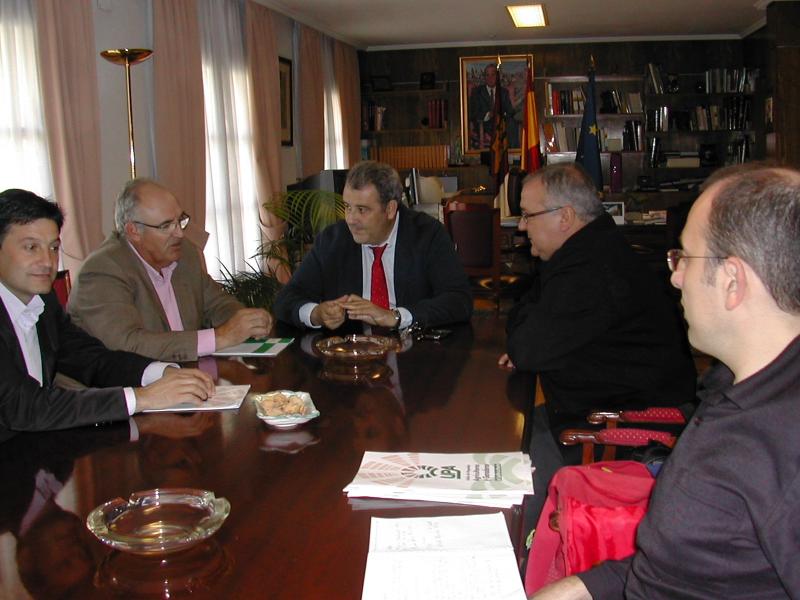 El Delegado del Gobierno en Castilla-La Mancha, Máximo Díaz-Cano ha recibido a los representantes de las organizaciones agrarias 