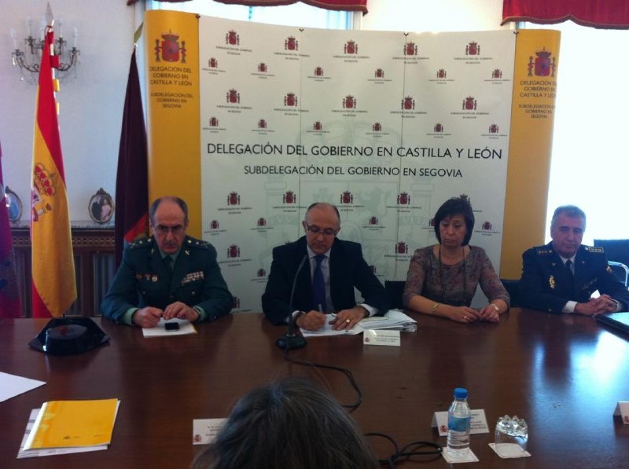 Ramiro Ruiz Medrano preside en Segovia la Comisión Territorial de Asistencia al Delegado del Gobierno