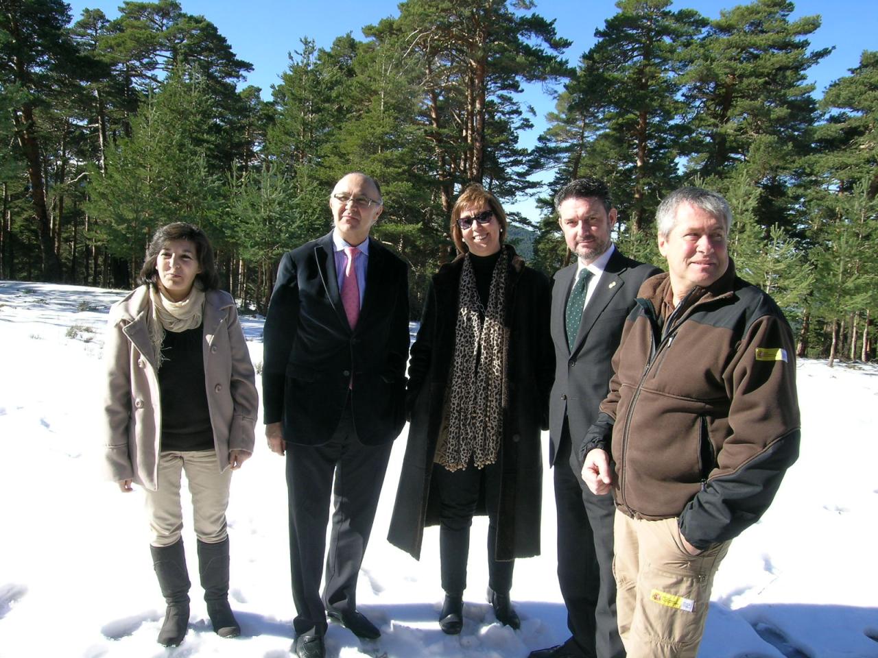 El delegado del Gobierno en Castilla y León visita en Valsaín (Segovia) el Centro Nacional de Educación Ambiental (Ceneam)