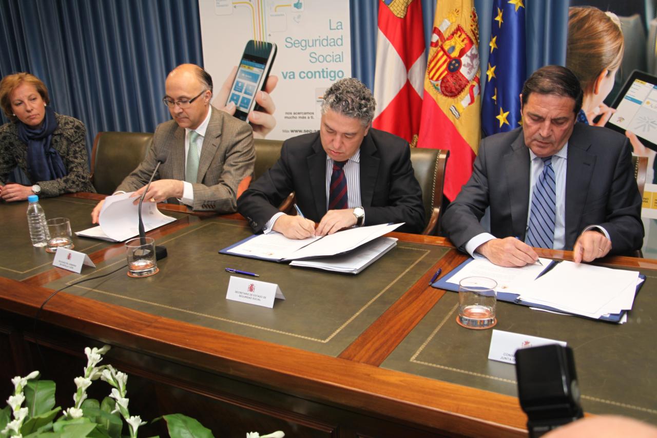 La Seguridad Social y la Junta de Castilla y León firman un Convenio de colaboración para mejorar la gestión de la Incapacidad Temporal