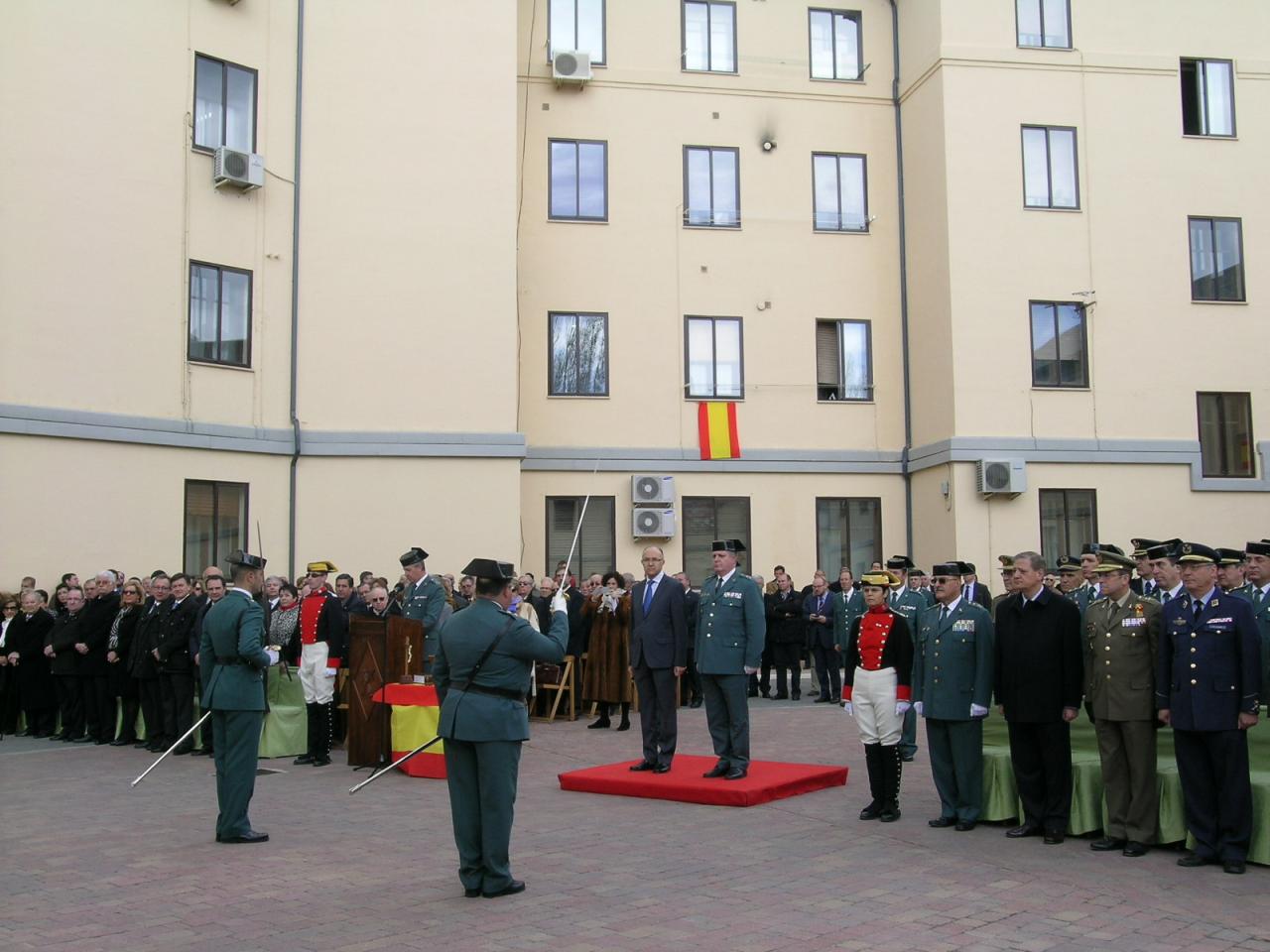 El jefe de la Comandancia de la Guardia Civil de Segovia toma posesión de su cargo 
