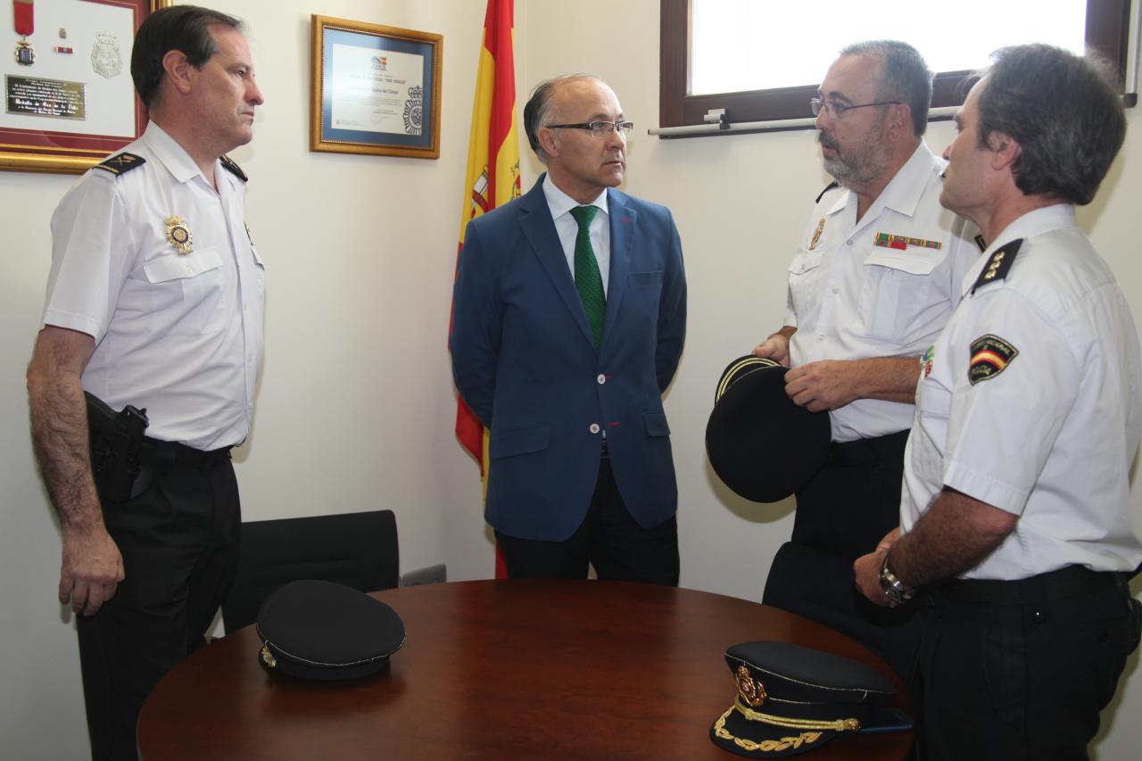 El delegado del Gobierno en Castilla y León visita mañana la comisaría del C.N.P. en Medina del Campo