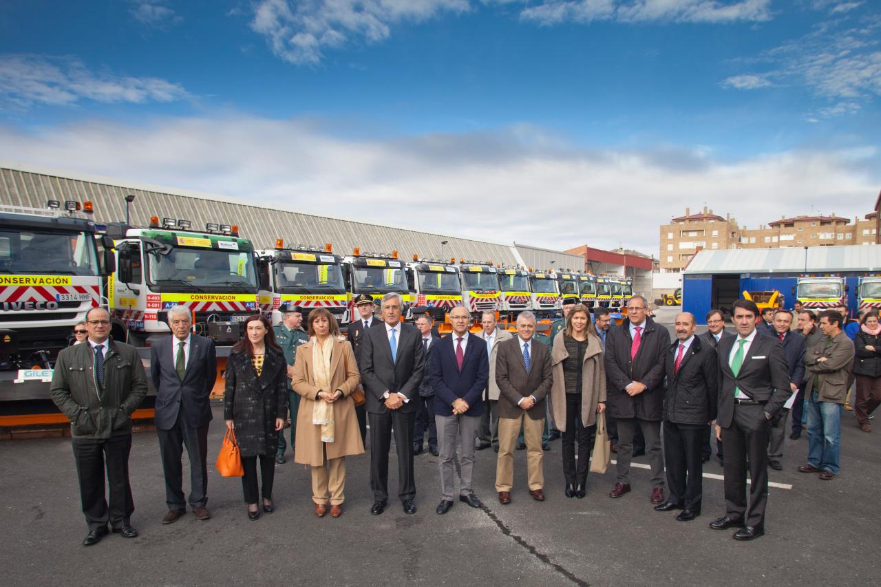 La Delegación del Gobierno coordina un dispositivo en la Red de Carreteras del Estado de las nueve provincias de Castilla y León para afrontar la prevención, la vigilancia y las actuaciones de vialidad invernal 2014-2015 