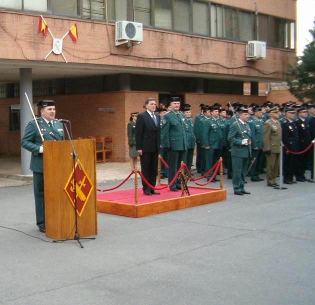 El delegado del Gobierno ha presidido esta mañana la toma de posesión del jefe de la Comandancia de Guardia Civil de Ávila