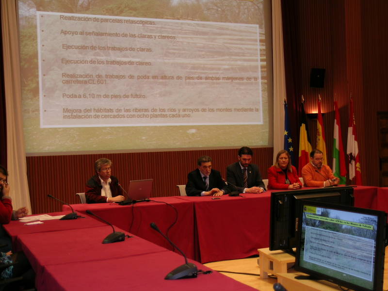 El delegado del Gobierno revisa los proyectos del Plan E en Montes de Valsaín que suman una inversión más de 7,4 millones de euros