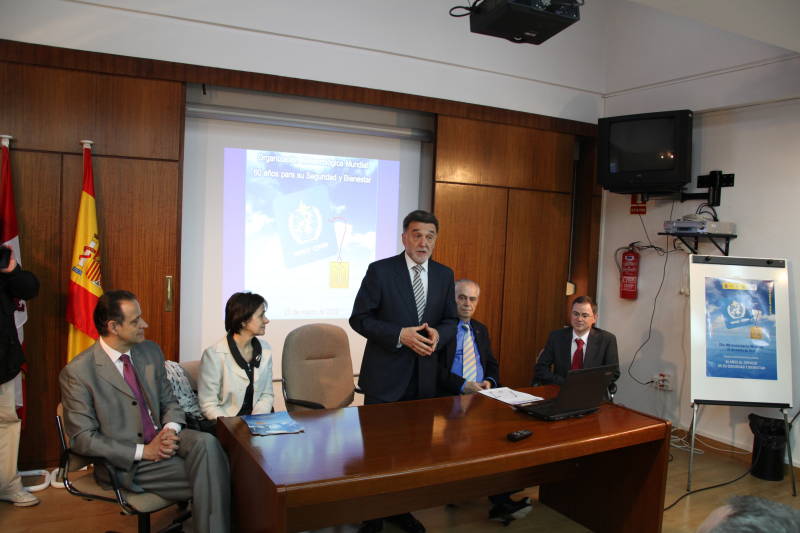El delegado del Gobierno ha presidido los actos celebrados en torno al Día Meteorológico Mundial en Valladolid
