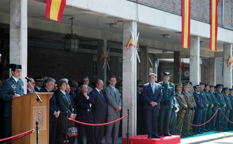 El delegado del Gobierno ha presidido la toma de posesión del nuevo jefe de la Comandancia de la Guardia Civil de Valladolid 