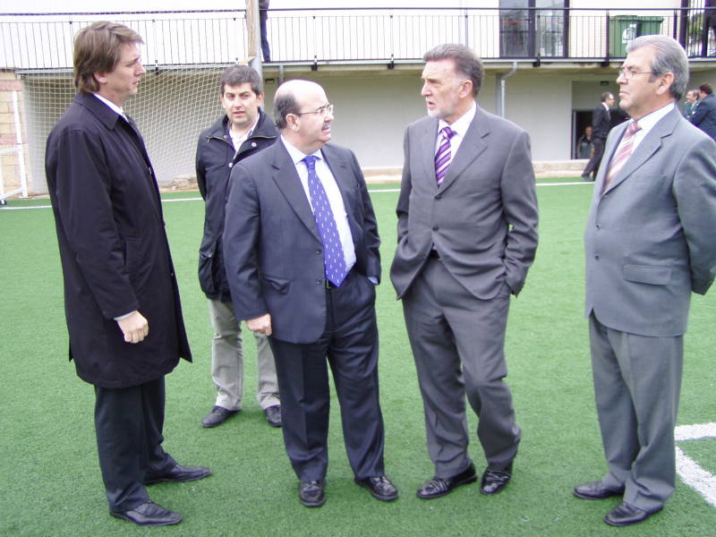 Alejo acompañó al secretario de Estado de Cooperación Territorial en la inauguración de un polideportivo y un bosque infantil en Soria 
