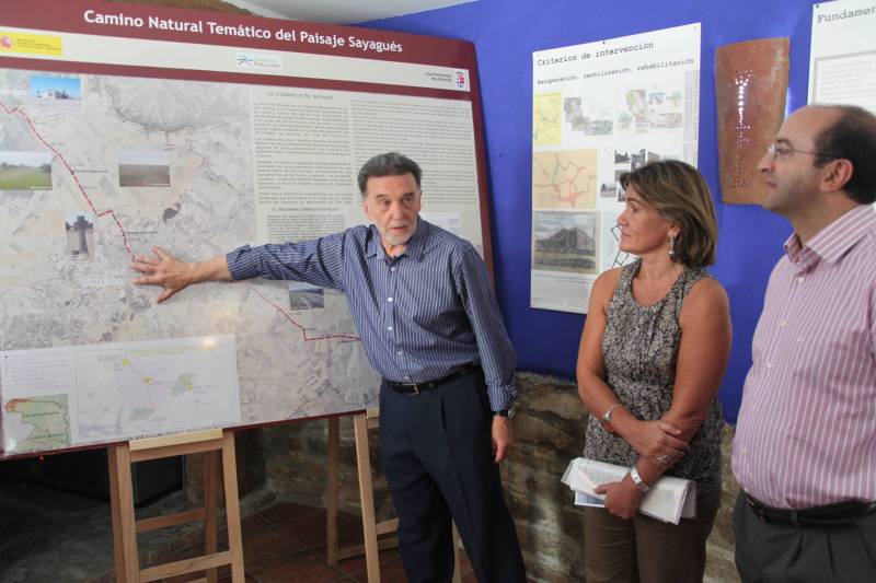 Miguel Alejo presenta el proyecto de recuperación del camino natural entre Almeida de Sayago y Escuadro