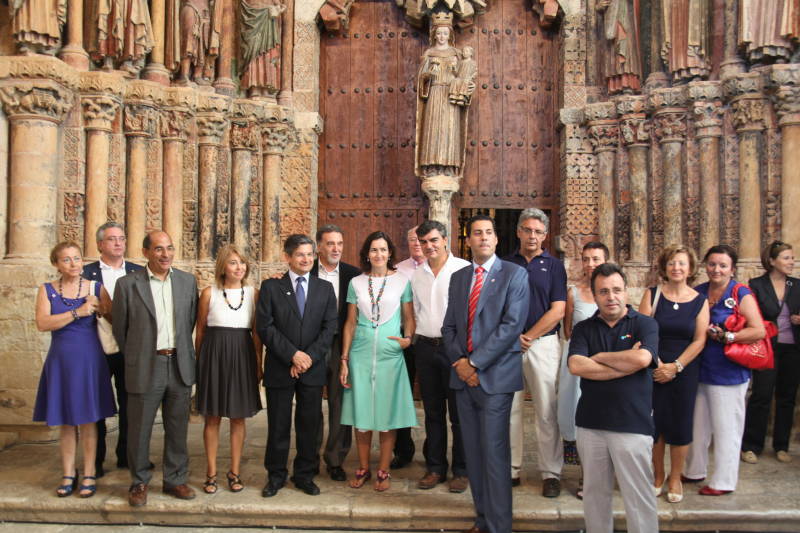 La ministra de Cultura, acompañada por el delegado del Gobierno, visita el municipio zamorano de Toro