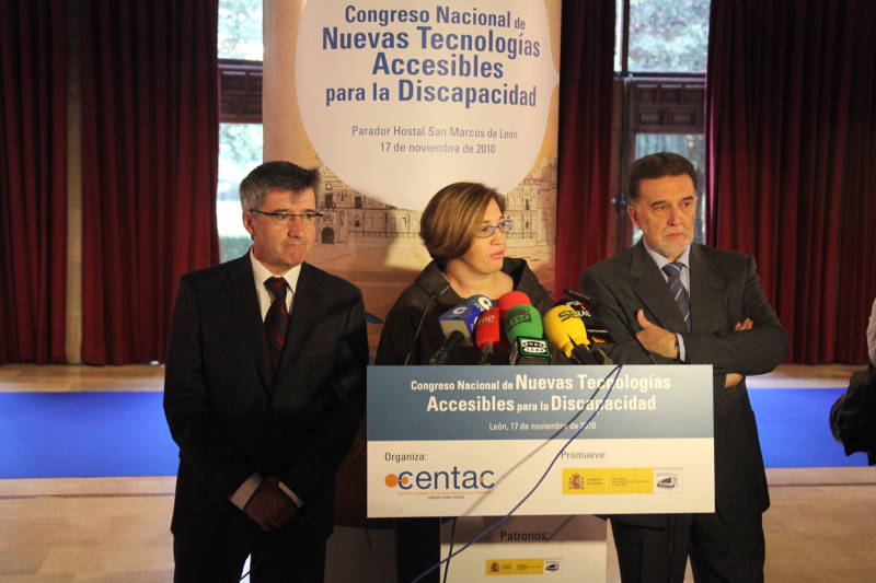 El delegado del Gobierno asiste en León al I Congreso Nacional de Tecnologías Accesibles