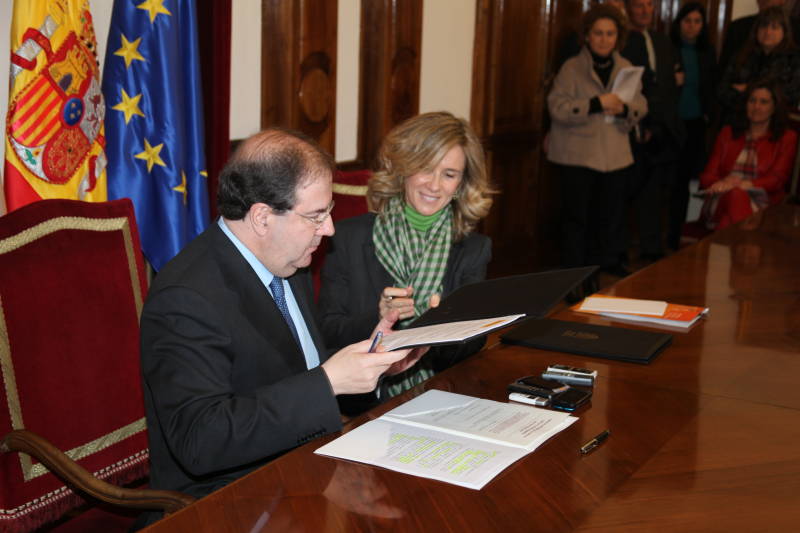 Garmendia y Herrera presentan en Salamanca un convenio de más de 70 millones de euros para el fomento de la innovación en Castilla y León