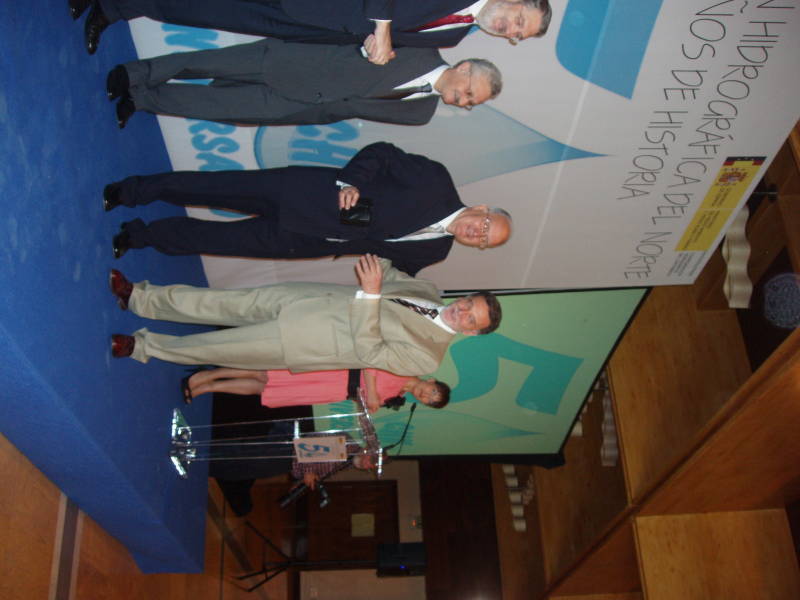 Alejo asiste al 50 aniversario de la Confederación Hidrográfica del Norte celebrada en Oviedo