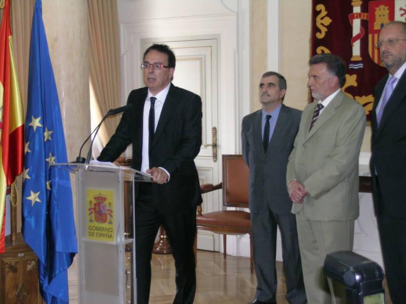 El delegado del Gobierno ha presidido esta mañana la toma de posesión del nuevo subdelegado de Palencia 