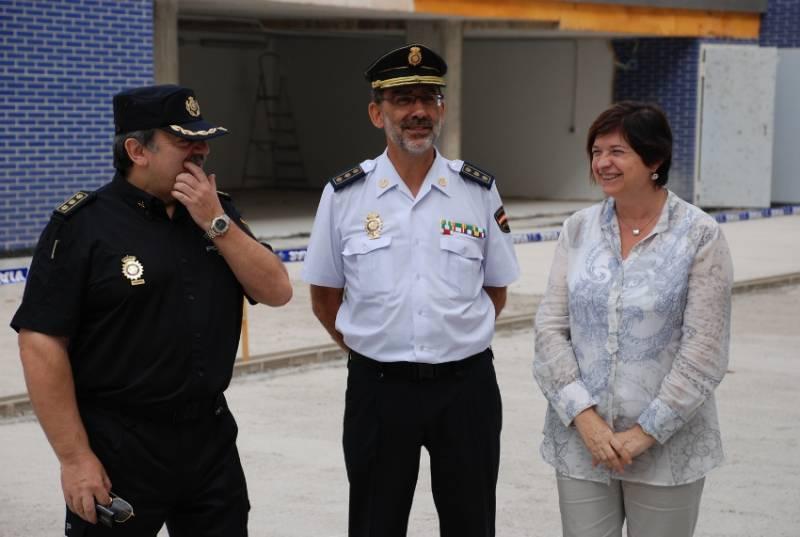 La Subdelegada del Govern a Barcelona també ha estat present a la visita a les obres del complex policial